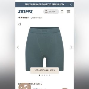 Skims women sleep shorts
